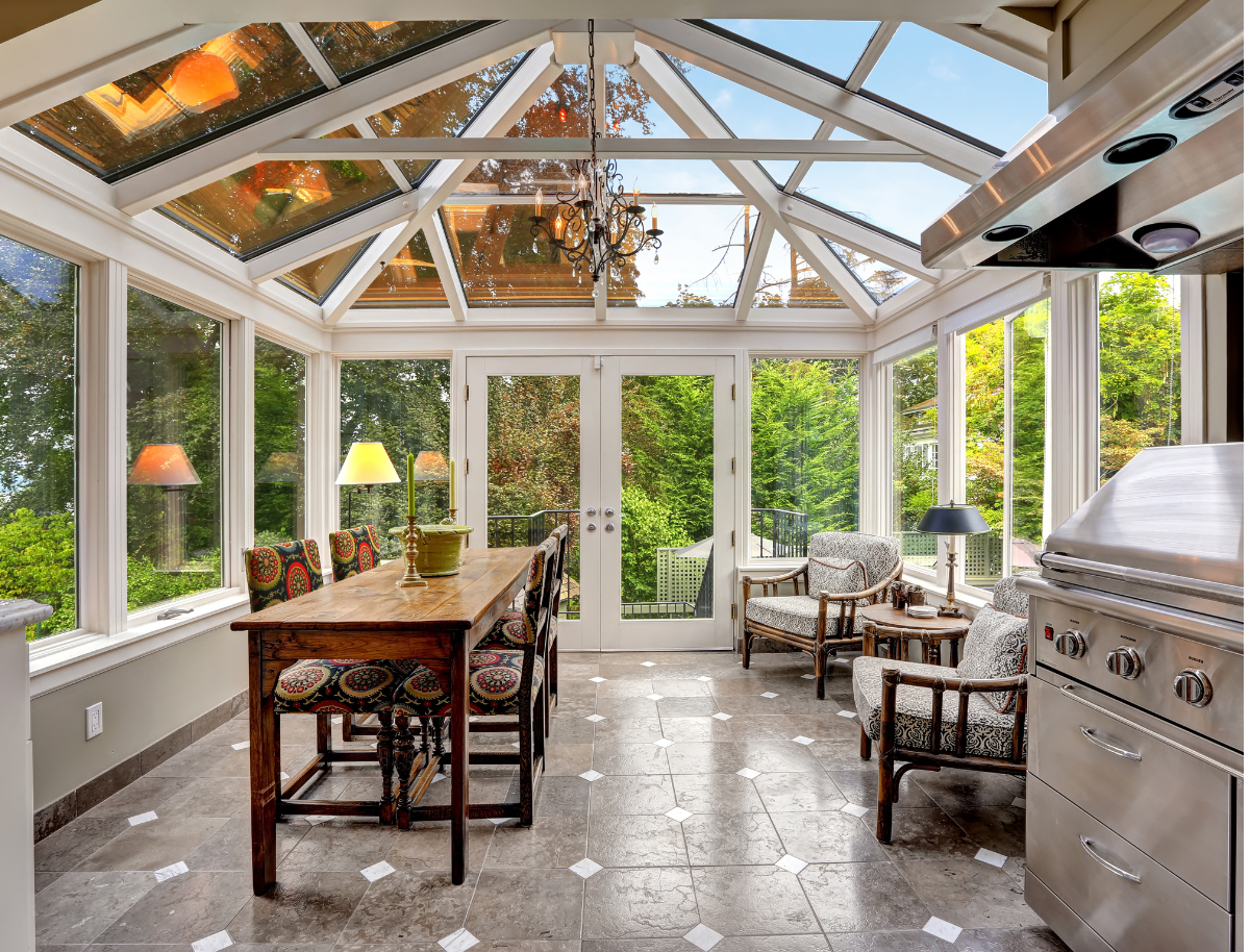 Custom Sunroom building​